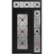 Vdomdoors Aluminum Door Iron 1655 Black Entry Steel Metal Classic Painted 52 x 96 (36+16 x 80+16)-Left Inswin IRON1655EXD-BLK-W36+16xH80+16-LH-I - alternate 1