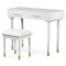 Homeroots 40" White Wood Lighted Mirrored Dresser 691712 - alternate 1