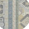 Homeroots 8' Silver Beige And Gold Round Aztec Washable Indoor Outdoor Area Rug  598516 - alternate 2