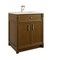 James Martin Vanities Bellshire 30" Sgl Vanity, Honey Oak w/Sgl Hole 3 CM White Zeus Silestone Top and Matching Backsplash 660-V30-HNO-1WZ - alternate 3
