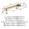 Amerock Augment 6-5/16 inch (160mm) Center-to-Center Champagne Bronze Cabinet Pull, 10PK 10VMP37153CZ - alternate 3