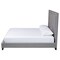 Baxton Studio Hirst Gray Platform Bed- King Size 106-5290 - alternate 3