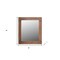 Homeroots 46" Brown Dresser Solid Wood Mirror 521572 - alternate 2