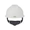 Msa Safety Front Brim Hard Hat, V-Gard 500, Vented, Type 1, Class C, Fas-Trac Ratchet Suspension, White 10034018 - alternate 3