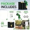 Wrightmaster 50 ft. Standard Garden Hose Set with 7 Function Spray Nozzle and Reinforced design ZROHYSG043 - alternate 5