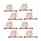 Mytee Products G70 Chain & Binder Kit - (8) 1/2 in - 5/8 in Ratchet Load Binder, (8)1/2 in x 16 ft Chain, 8PK 1216CHRBx8 - alternate 1