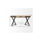 Homeroots 60" Brown and Black Writing Desk 380231 - alternate 6
