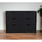 Homeroots 42" Black Four Drawer Dresser 524960 - alternate 4