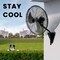 Edendirect 20 in 3-Speed Wall Mount Fan in Black, with 90 Deg Auto Oscillation, 30 Deg Vertical Tilt ZRDFC-K20-Black - alternate 3