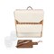 Picnic Time Family Of Brands Corsica Grande Wine & Cheese Basket Backpack, Beige Canvas 129-05-187-000-0 - alternate 1