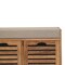 Homeroots 41in Brown and Solid Wood Storage Bench With Shoe Storage 718254 - alternate 3