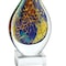Homeroots 13" Blue and Yellow Murano Glass Modern Abstract Tabletop Sculpture 376083 - alternate 3
