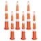 Jrex Safety 42 in Orange Channelizer Cone with (4) 4 in Hi-Intensity Prismatic Sheeting, 6PK CHO42-JR-4-HI-6PK - alternate 1