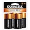 Duracell Coppertop D Alkaline Battery, 1.5V DC, PK4 MN1300R4Z - alternate 1