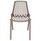 Leisuremod Acken Plastic Dining Side Chair, Taupe, 2PK ACK18TP2 - alternate 3