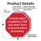 Signmission Forklifts Must Completely Stop and, 6 inch X 6 inch, Plastic Sign, 2PK OC-P-2PACK-6-256 - alternate 5