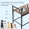 Petmaker Adjustable Raised Dog Bowl Stand Storage Basket Elevated Pet Feeding Station PET6423 - alternate 3