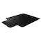 Floortex Advantagemat Black Vinyl Lipped Chair Mat for Carpets - 45" x 53" FR114553LLBV - alternate 1