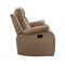Homeroots 63" Beige Leather Match Recliner 329384 - alternate 2