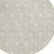Homeroots 8' Beige And Ivory Round Geometric Washable Indoor Outdoor Area Rug 595705 - alternate 3