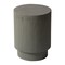 Leisuremod Eden 14 in Round Stone Side Table, Weatherproof Pedestal Base, Fully Assembled EST14GR - alternate 3