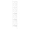 Homeroots 62" White Metal Corner Bookcase 366068 - alternate 6