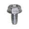 Auveco 10-24 x 3/8in Indented Hex Washer Head Type F Zinc, 100PK 5773 - alternate 1
