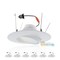 Nuwatt 5/6 Inch Adjustable Can Lights Sloped Ceiling Recessed Lighting, 2700K-5000K, 1200LM, 6PK NW-GMB-C6-16.5W-5CCT-WH-6P - alternate 1
