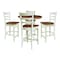 Whitewood Industries Rectangular Extension Dining Table W/ 4 Counter Height Stools, 36 in W, 30.1 in L, 48 in H, 5 K79-36RXT-27-S6172-4 - alternate 1