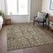 Homeroots 3' X 5' Brown Gray And Charcoal Oriental Washable Indoor Outdoor Area Rug 582056 - alternate 6