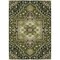 Homeroots 5' X 8' Olive Green Ivory And Brown Oriental Washable Indoor Outdoor Area Rug 600175 - alternate 4