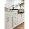 Amerock Jolene 5-1/16 in 128 mm Center-to-Center Black Brushed Nickel Cabinet Pull BP4584128BBN - alternate 3