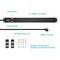 Monoprice Power Strip, Surge, Rack Mounted, 5-15R, 5-15P, 6 ft., Black 40001 - alternate 3