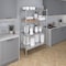 Amgood 4 Tier Galvanized Steel Dry Storage Unit. 24 in. x 43 in. x 72 in. 4GS-2443-Z - alternate 4
