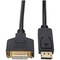 Tripp Lite DISPLAYPORT TO DVI CABLE ADAPTER - M/F, 1920 X 1200/1080P, GOLD-PLATED CONNECTOR P134-001-GC - alternate 1