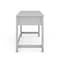 Martha Stewart Hutton Shaker Style Home Office 3 Drawer Desk in Gray w/Brushed Nickel Hardware ZG-ZP-20-GY-MS - alternate 6