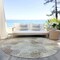Homeroots 8' Beige Green And Ivory Round Polka Dot Washable Indoor Outdoor Area Rug 594210 - alternate 4