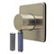 Kingston Brass Single-Handle Three-Way Diverter Valve with Square Trim Kit, Brushed Nickel KS3048KPS - alternate 1