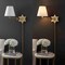Jonathan Y David 18.5" 1-Light Modern French Country Swing Arm Plug-In or Hardwired Iron LED Star Wall Sconce w JYL6014B - alternate 3