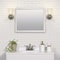 Zenna Home Bathroom Mirror 25" H X 20" W Matte White M2025WW - alternate 6