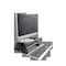 Homeroots Modern Black Adjustable Three Level Ergonomic Monitor Stand 473007 - alternate 1