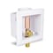 Everflow Icemaker Outlet Box W/ Hammer Arrester, 1/2'' MIP/SWT, White ABS (Single) SB100-TH - alternate 1