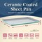 Bakken-Swiss Premium Sheet Pan Set, Blue, Teal, Marble, Golden, Cream, Aluminized Steel, Non-Toxic SBKCRSTBKTELSHT - alternate 2
