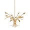Hudson Valley Lighting Bilston 28 in. Chandelier Vintage Gold Leaf 1909-VGL - alternate 1