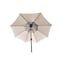 Living Accents Pagoda 9 ft. Tiltable Taupe Patio Umbrella YQ106BK-TP - alternate 4