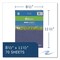 Roaring Spring Environotes BioBased Notepad, Random Cover Colors, Medium/College Rule, (70) White 8.5 x 11 Sheets 13363 - alternate 2