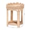 Bali & Pari Latoya Natural Rattan End Table with Scalloped Border 266-14574-ZORO - alternate 2