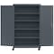 Sandusky Lee Heavy Duty Mobile Welded Steel Storage Cabinet, 46x24x72, Charcoal TA4R462472-02 - alternate 2