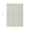 Homeroots 8' X 10' Ivory And Beige Geometric Washable Indoor Outdoor Area Rug 595010 - alternate 3