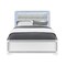 Global Furniture Usa Contemporary Glam Soleil White Queen Bed Group SOLEIL-WHITE-QBG - alternate 3